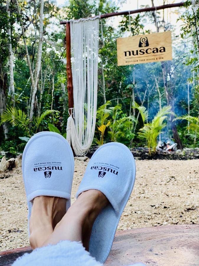 Nuscaa Boutique Tree House & Spa Puerto Morelos Exterior foto
